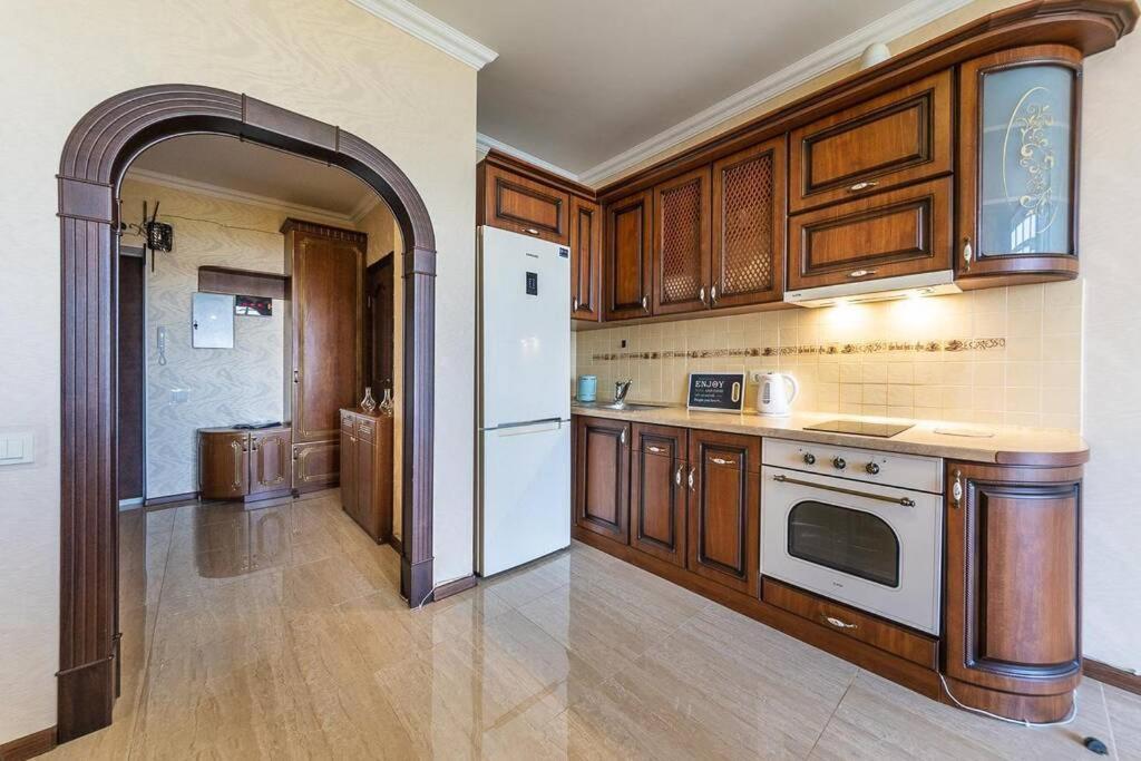 Apartments With Crazy Panoramic View Of The Dniepr Киев Экстерьер фото