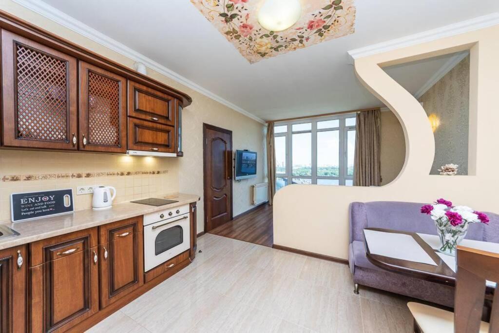 Apartments With Crazy Panoramic View Of The Dniepr Киев Экстерьер фото